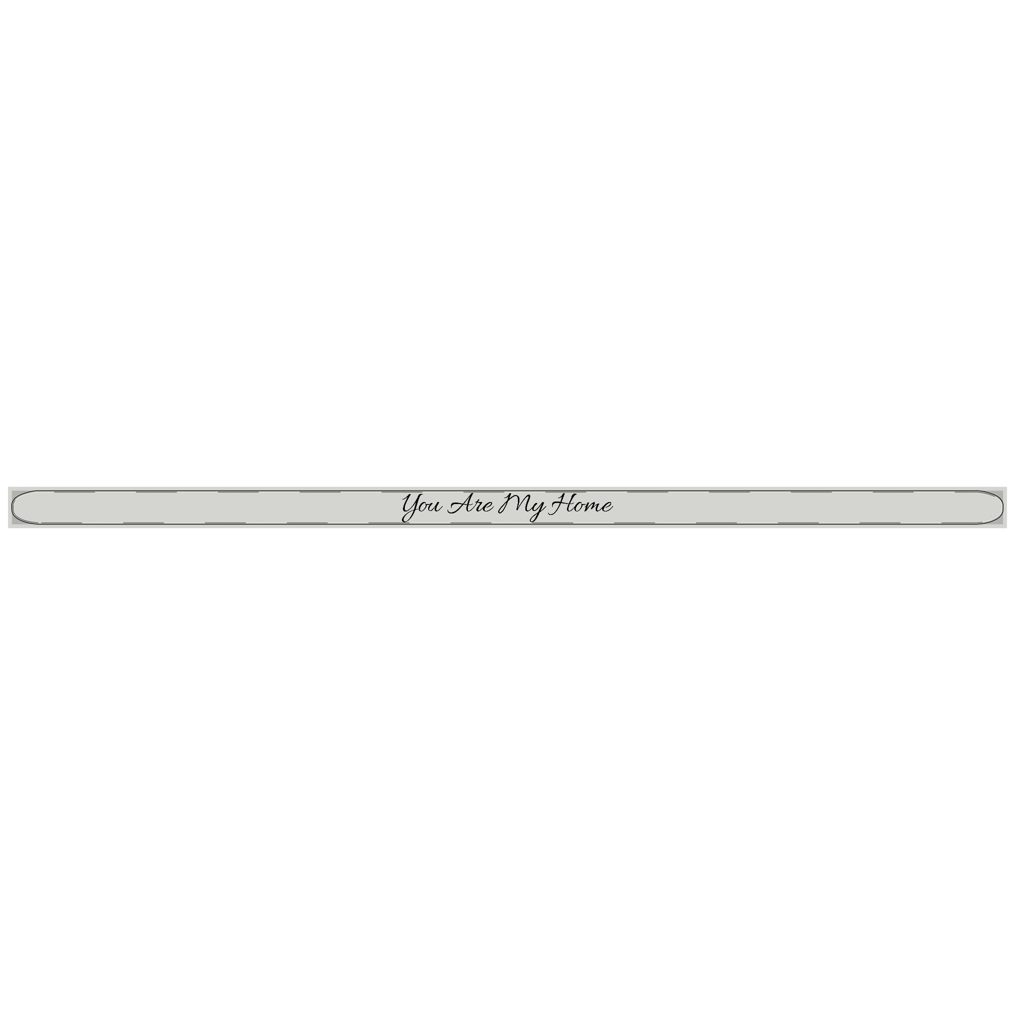 You Are My Home - Engravable Bangle Cuff Bracelet