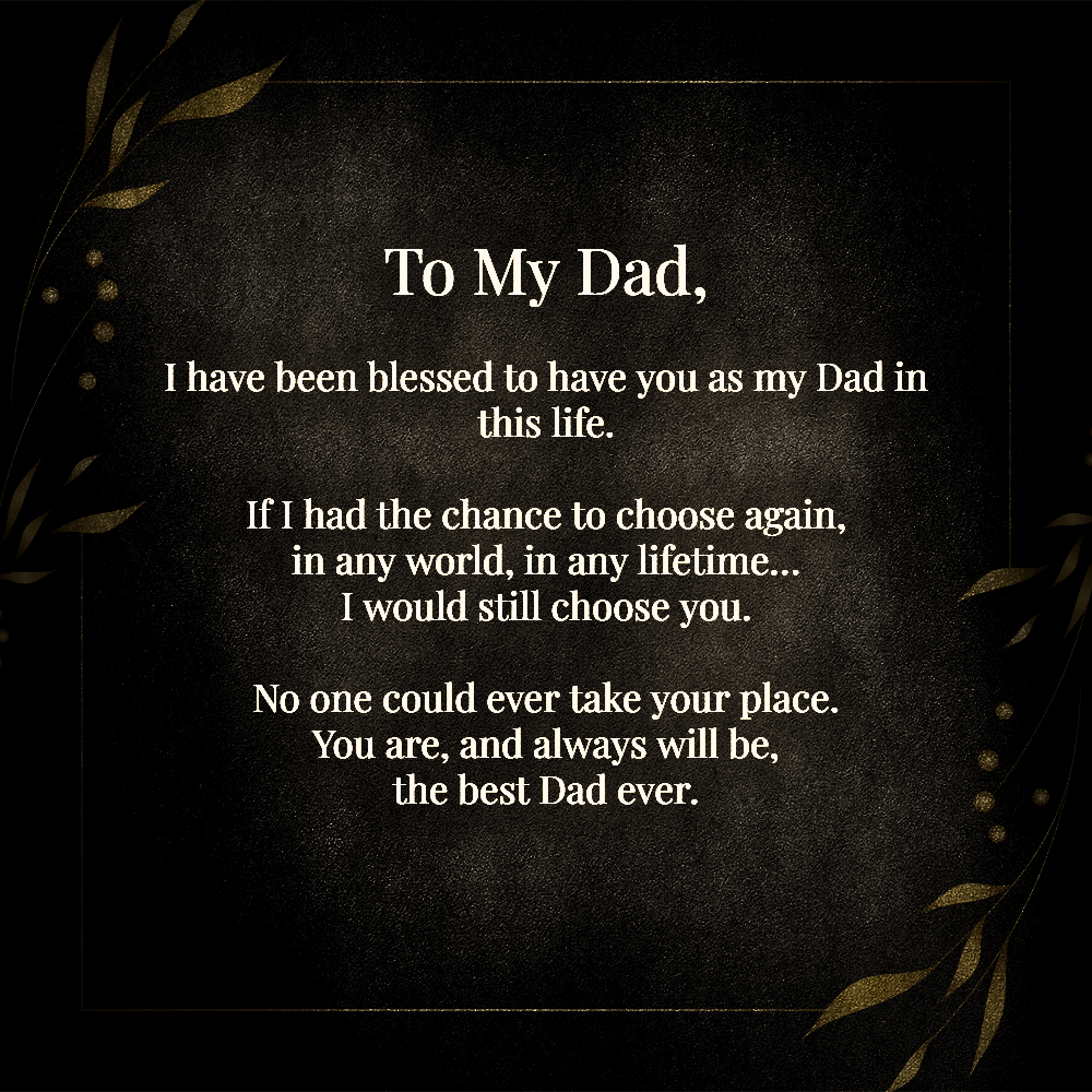 To My Role Model — Wooden Dad Watch