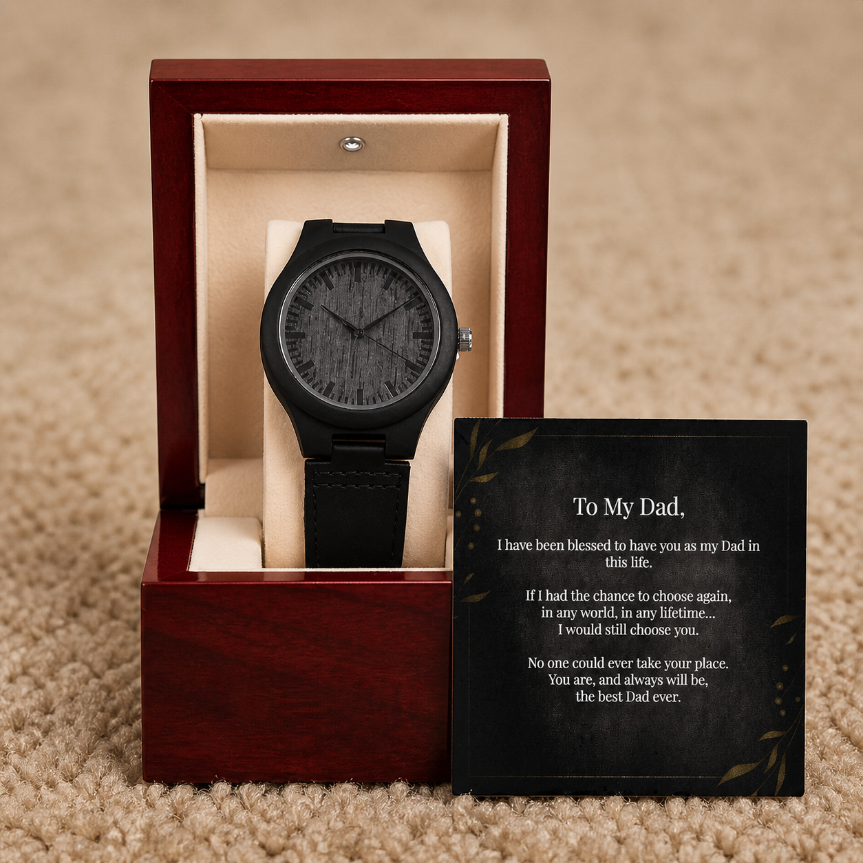 To My Role Model — Wooden Dad Watch