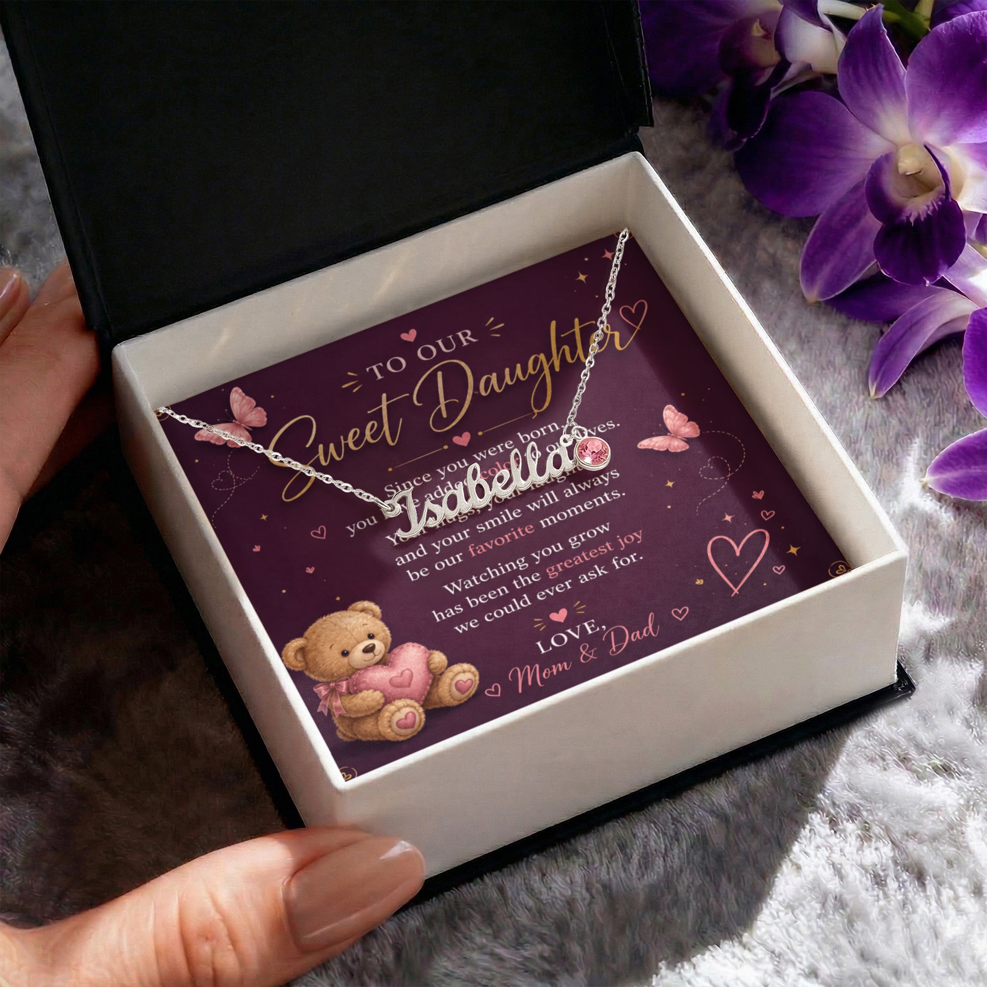 To Our Sweet Daughter — Personalized Necklace