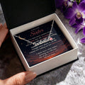 To My Lovely Sister - Personalized Necklace