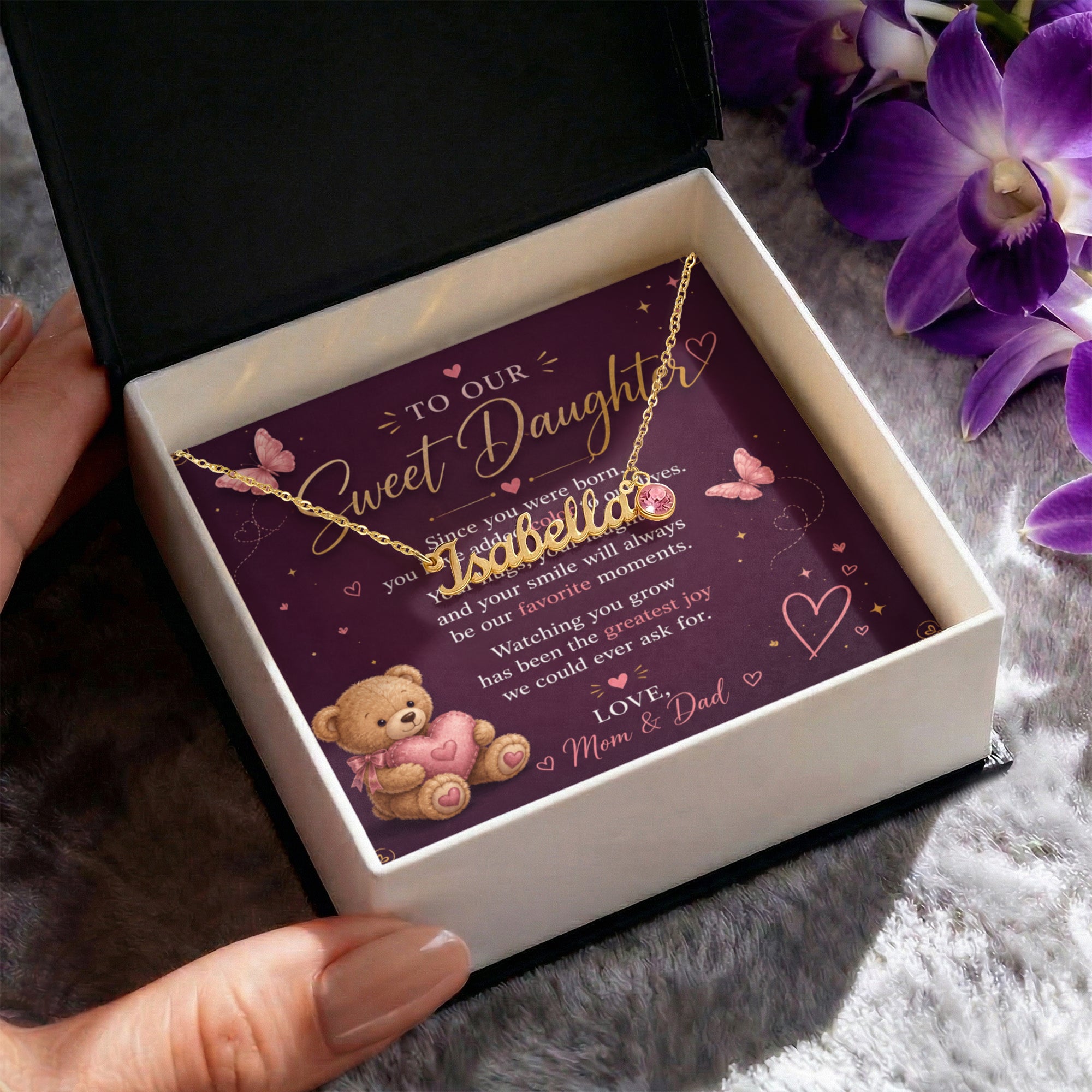 To Our Sweet Daughter — Personalized Necklace