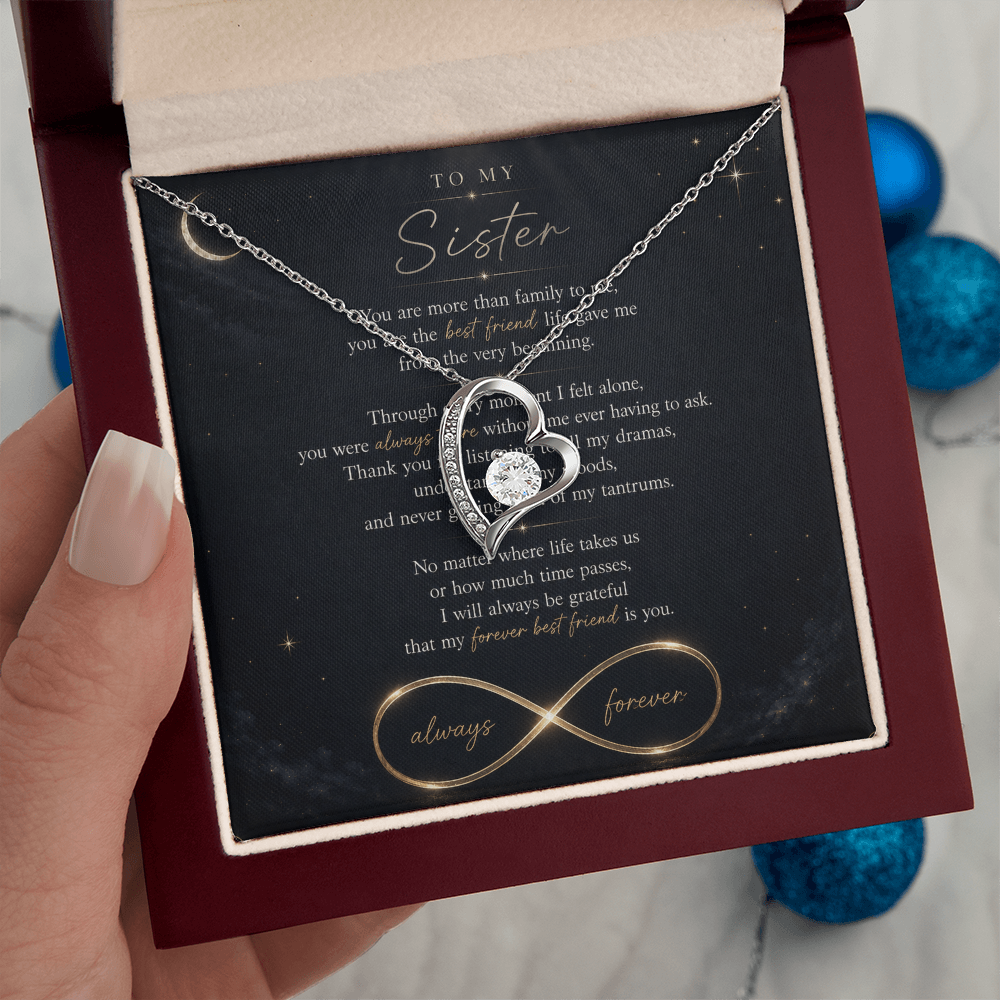 To My Sister – Forever Love Necklace