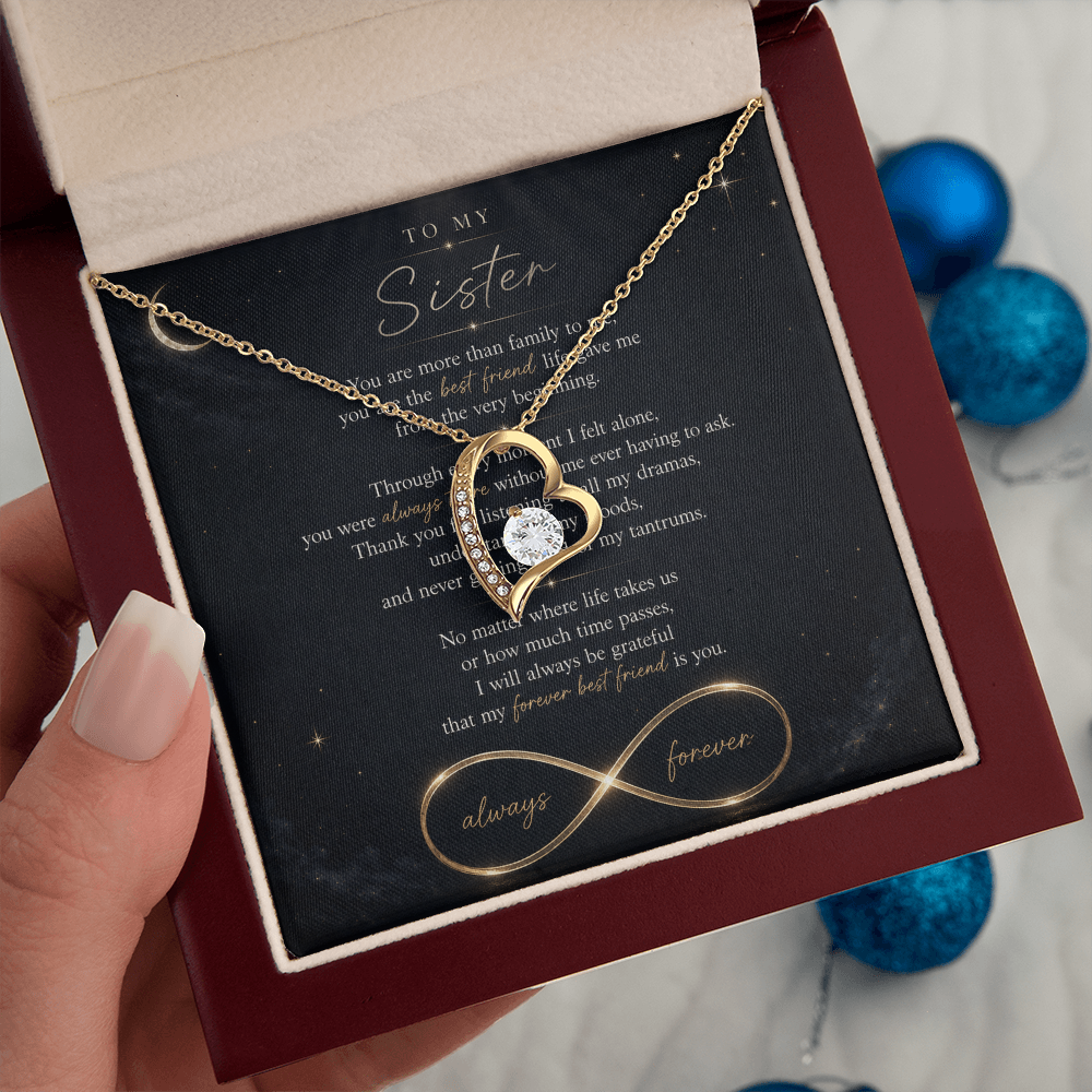 To My Sister – Forever Love Necklace