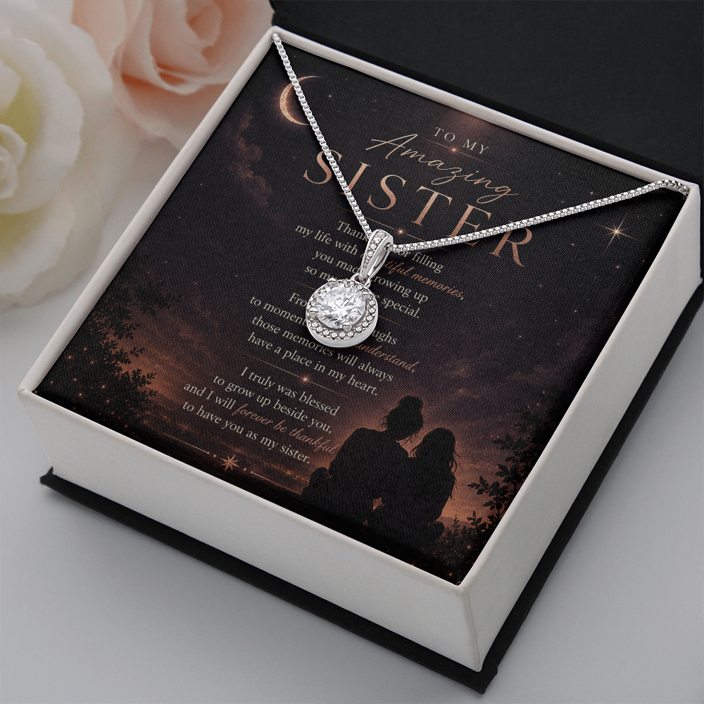 To My Amazing Sister – Eternal Hope Necklace