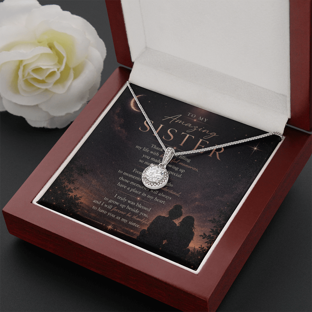 To My Amazing Sister – Eternal Hope Necklace