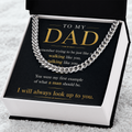 To My Hero — Dad Necklace