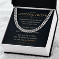 To My Lifelong Friend - Cuban Link Chain Necklace