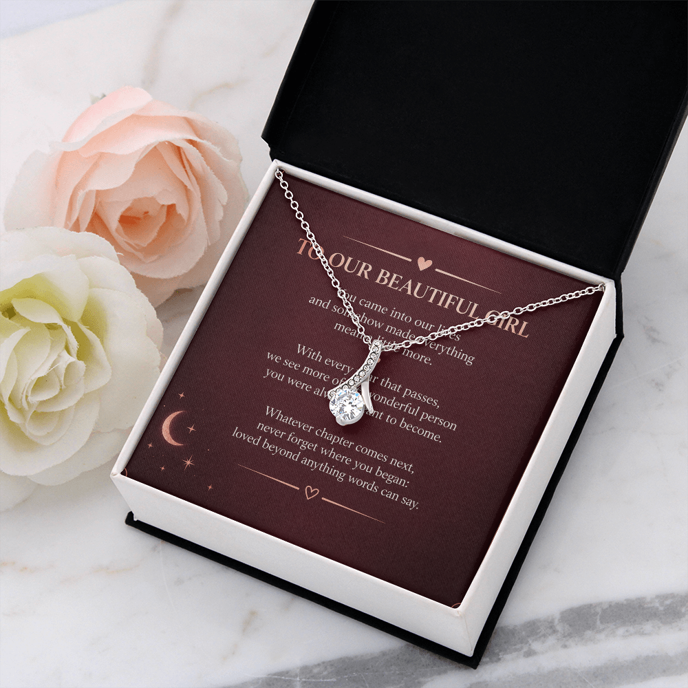 To Our Beautiful Girl - Alluring Beauty Necklace
