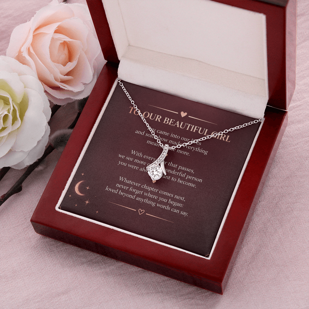 To Our Beautiful Girl - Alluring Beauty Necklace