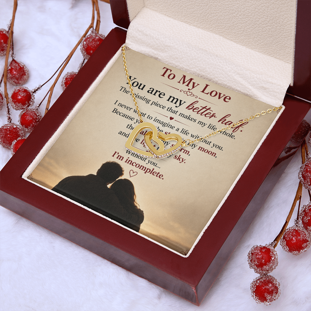 Interlocking Hearts — Better Half Necklace