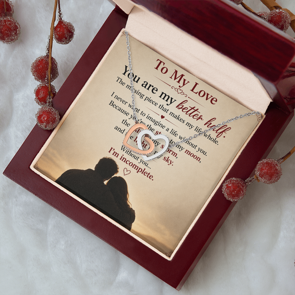 Interlocking Hearts — Better Half Necklace