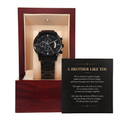 A Brother Like You - Black Chronograph Watch