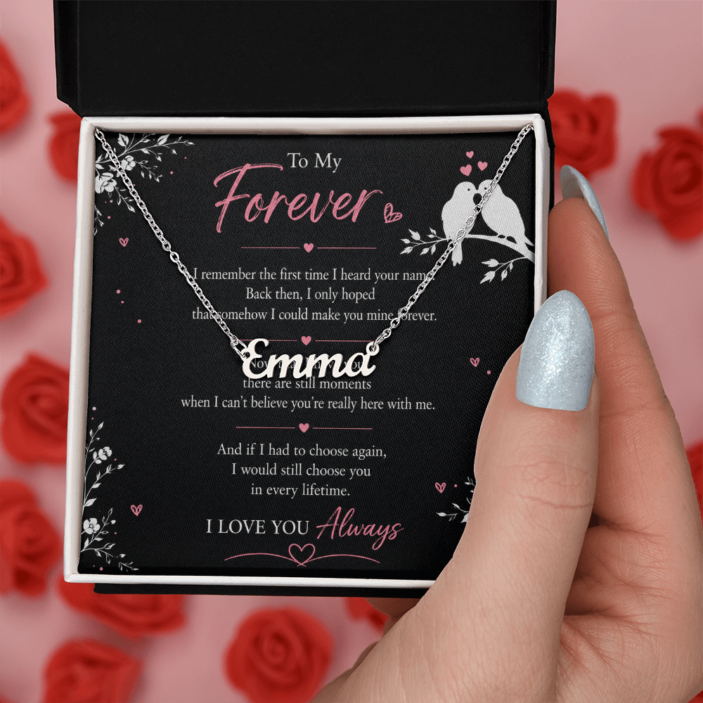 To My Forever — Name Necklace