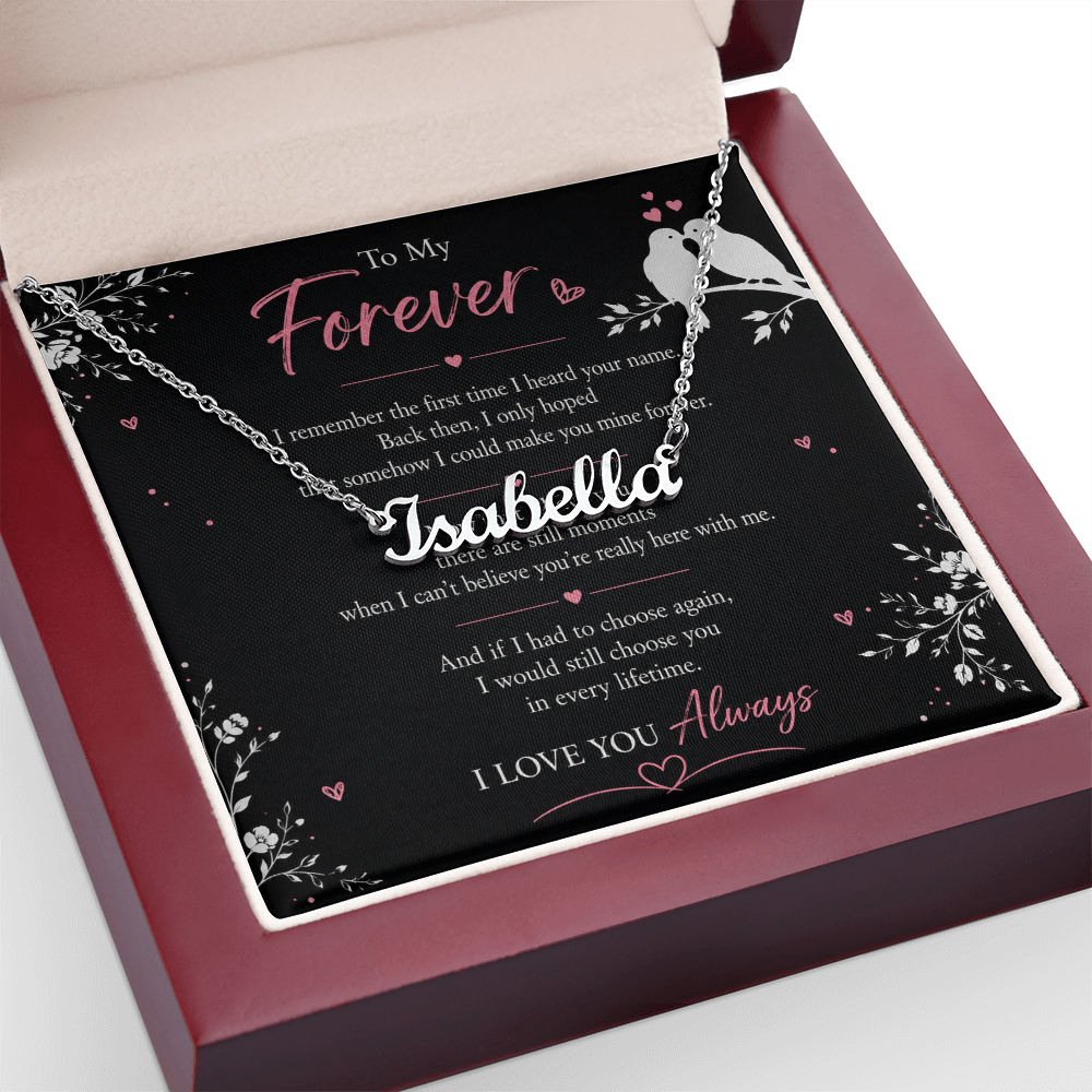 To My Forever — Name Necklace