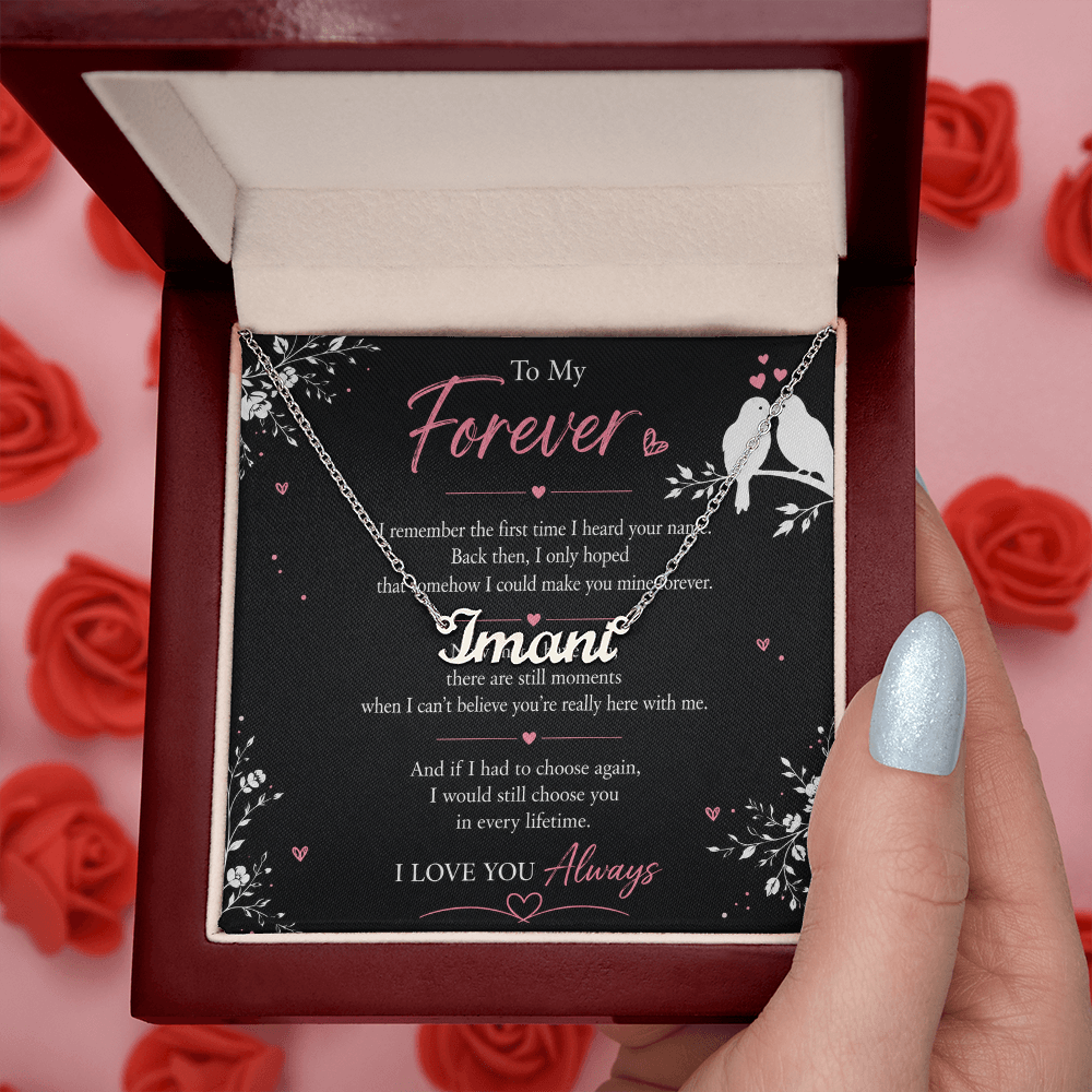 To My Forever — Name Necklace