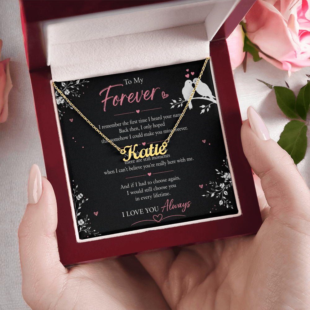 To My Forever — Name Necklace
