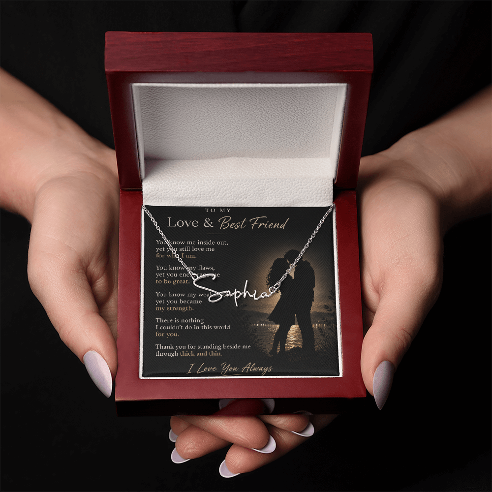 To My Love & Best Friend — Signature Necklace