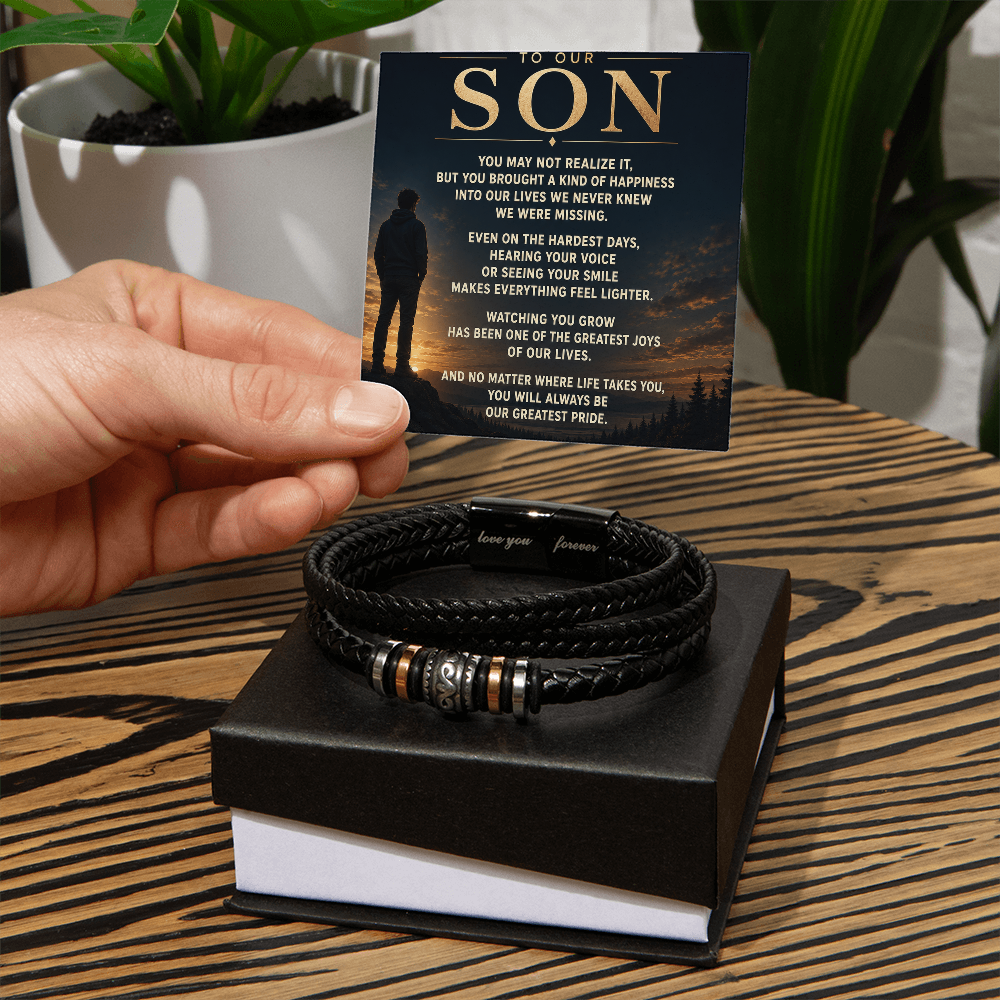 To Our Son - Love You Forever Bracelet