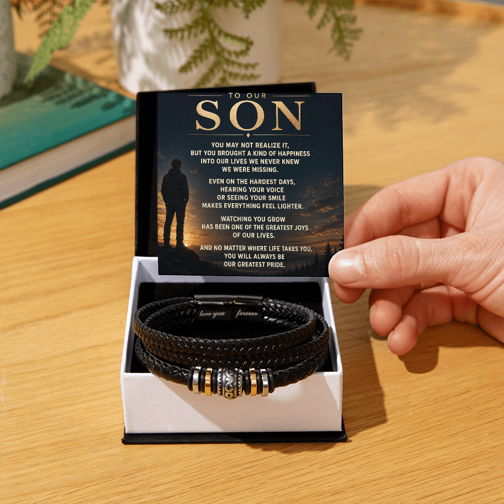 To Our Son - Love You Forever Bracelet