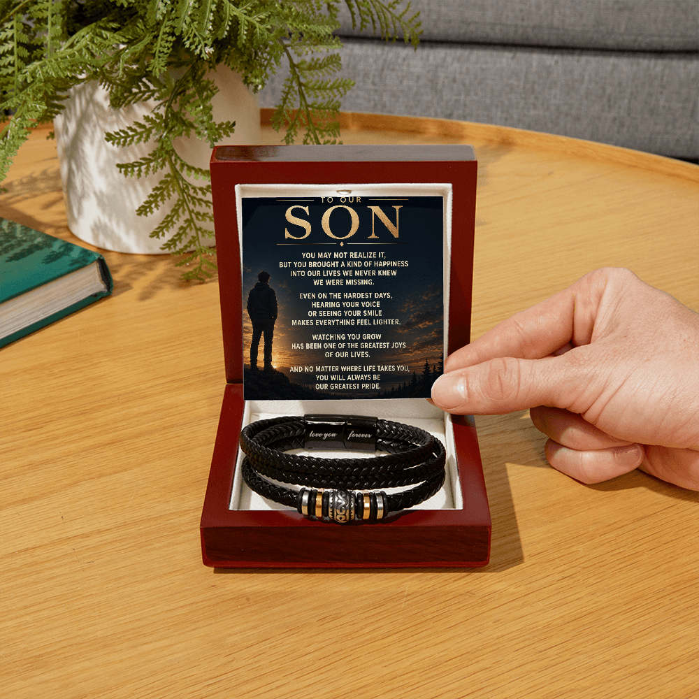 To Our Son - Love You Forever Bracelet