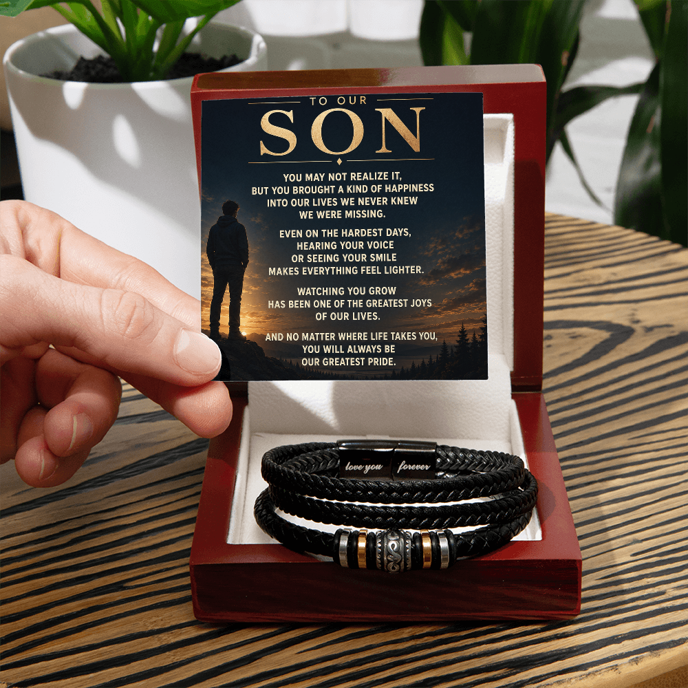 To Our Son - Love You Forever Bracelet