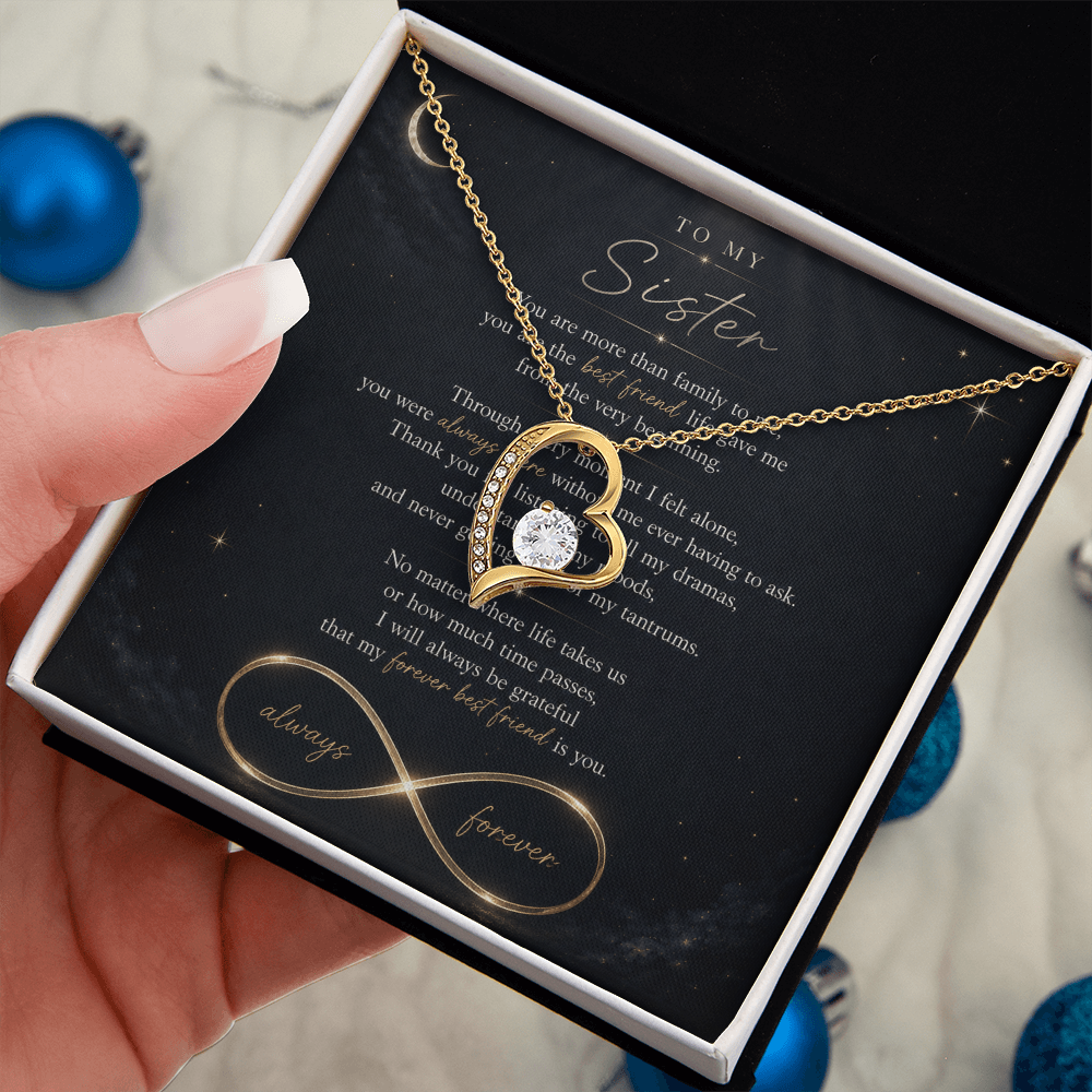 To My Sister – Forever Love Necklace