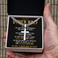 To My Other Half — Cross Necklace