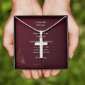You're Not Alone - Artisan Cross Necklace