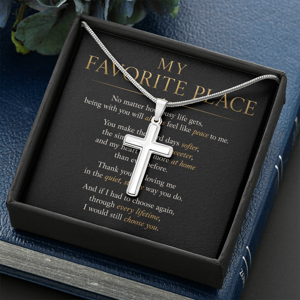 My Favorite Place — Cross Necklace