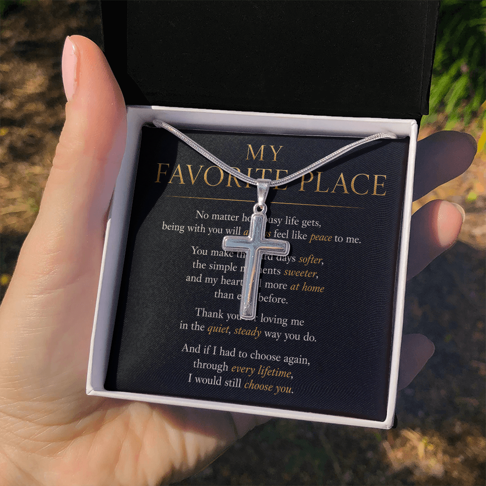 My Favorite Place — Cross Necklace