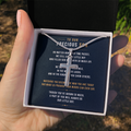 To Our Precious Son - Personalized Cross Necklace