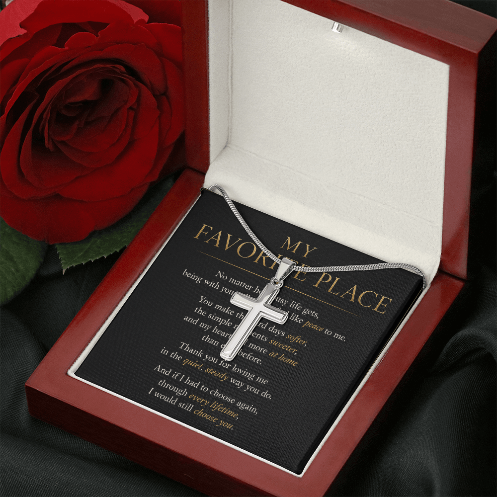 My Favorite Place — Cross Necklace