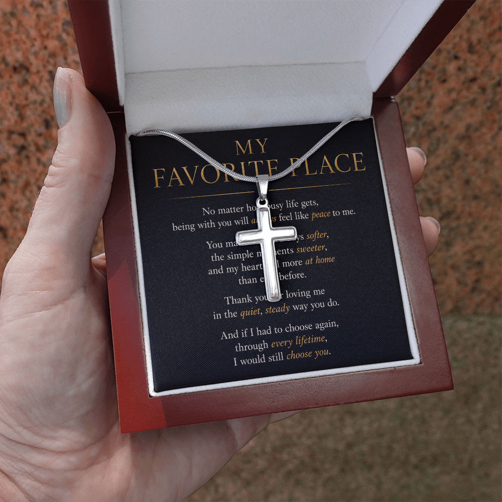 My Favorite Place — Cross Necklace