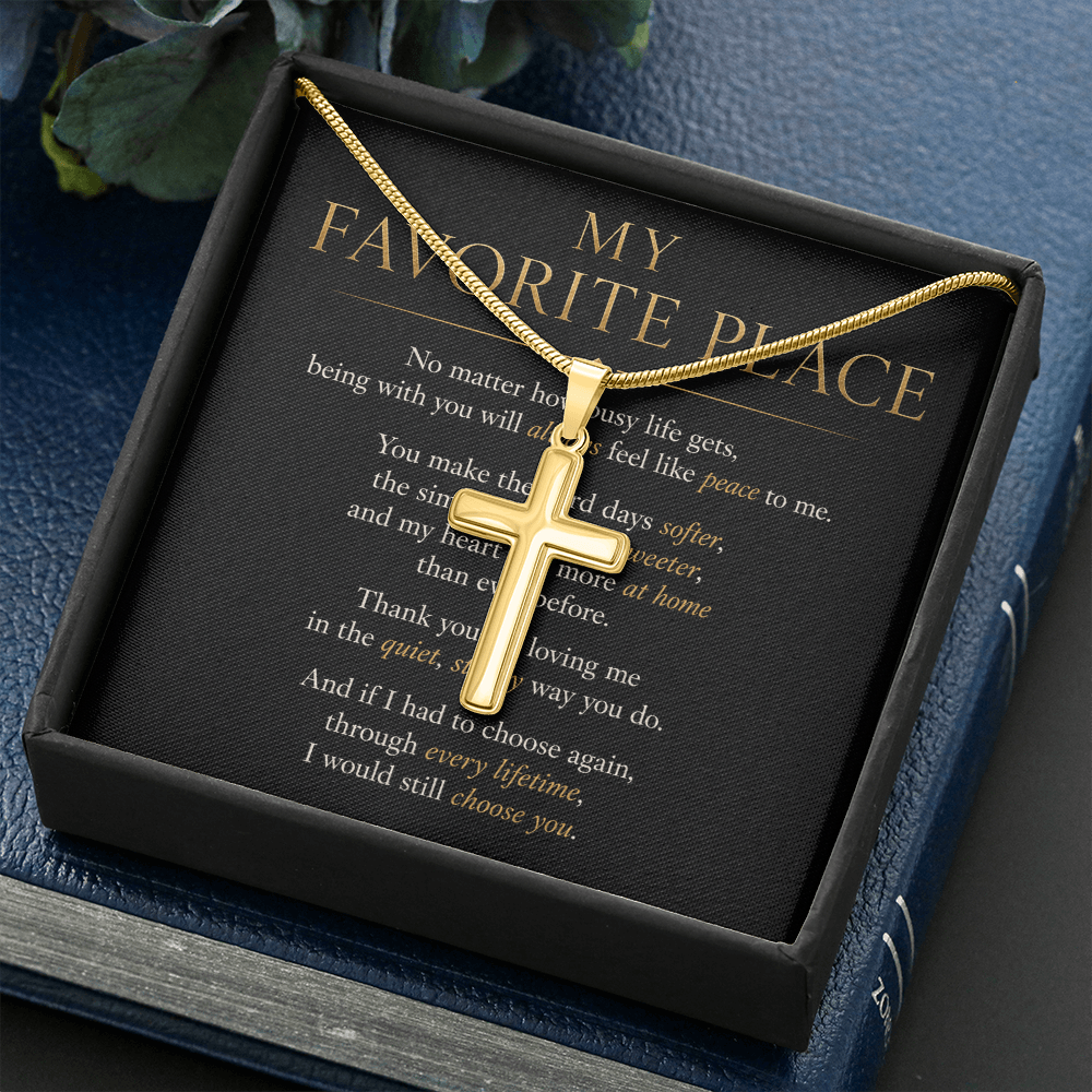 My Favorite Place — Cross Necklace