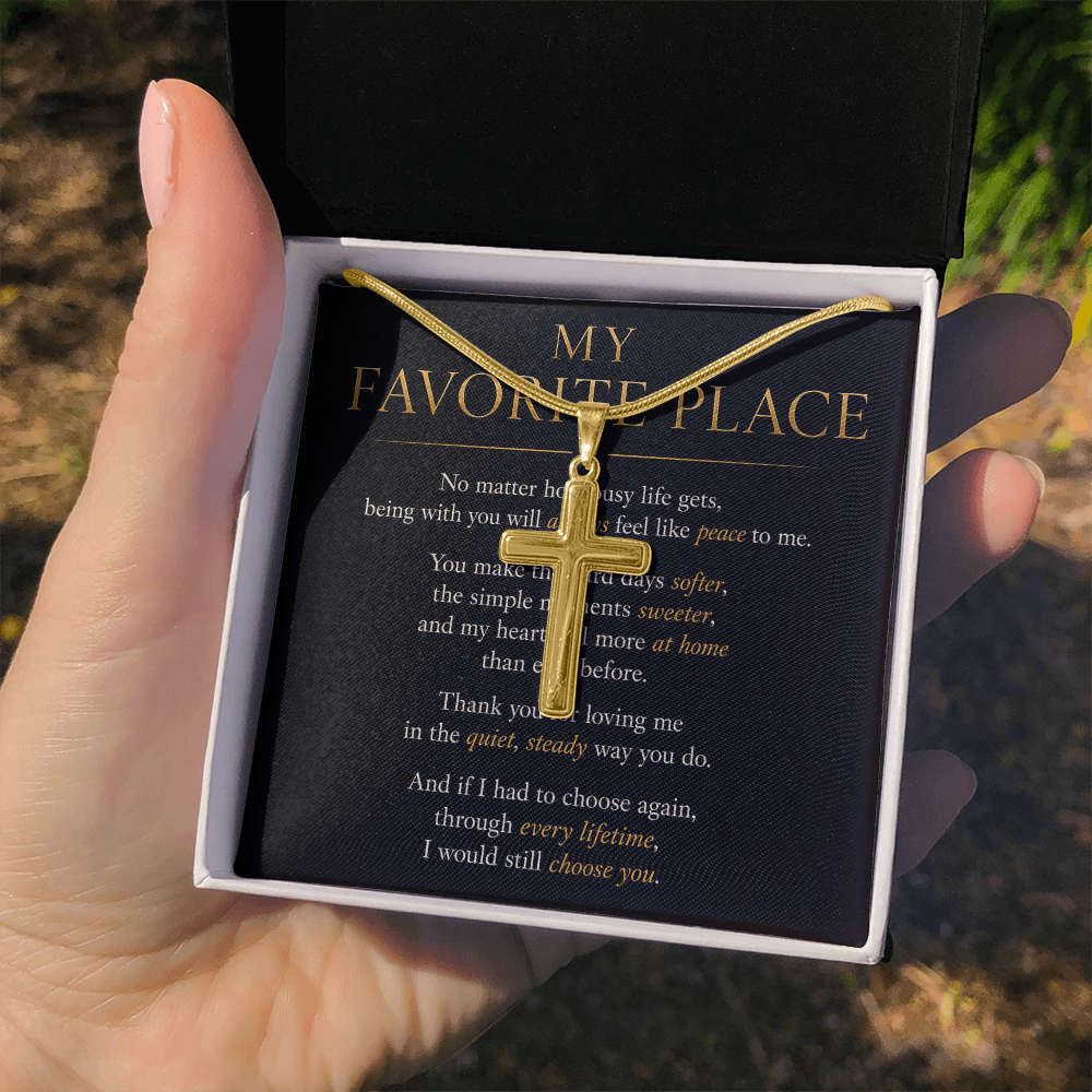My Favorite Place — Cross Necklace