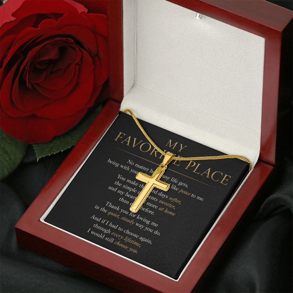 My Favorite Place — Cross Necklace