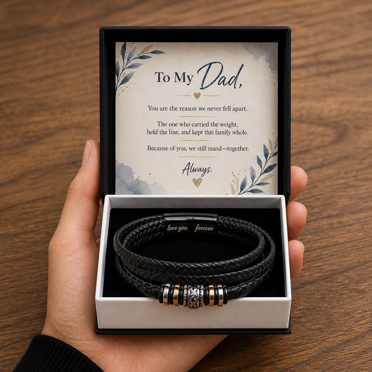 Always Together — Dad Bracelet
